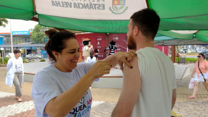 Estância Velha promove dia de vacinação na Praça 1º de Maio no próximo sábado