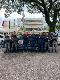 Guarda Municipal Estanciense recebe agentes de Uberaba/MG