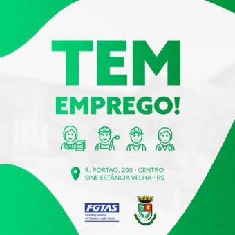 Sine conta com 262 vagas de emprego