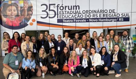 Secretaria de Educação e diretores participam do 35º Fórum Undime-RS