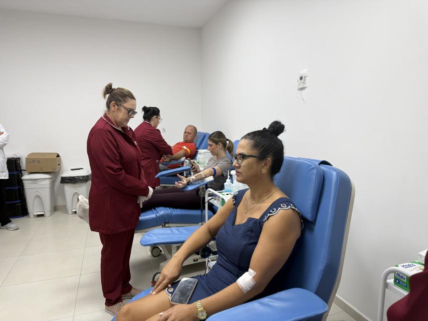 35 pessoas participam de coleta de sangue no Posto Avançado de Estância Velha