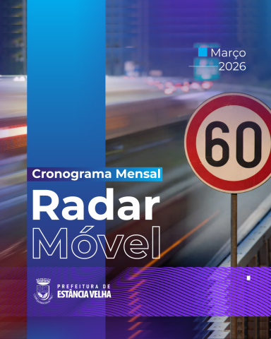 Guarda Civil Municipal divulga calendário do Radar Móvel no mês de março