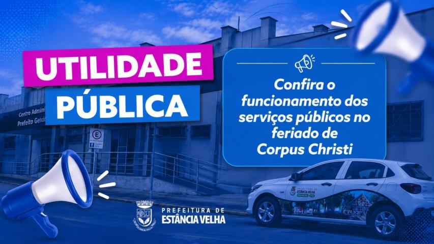 Estância Velha terá feriado religioso na quinta-feira, 4 de junho