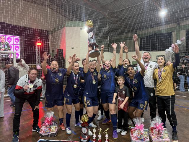 Donna dá espetáculo na final e conquista o título do Campeonato Aberto de Futsal Feminino